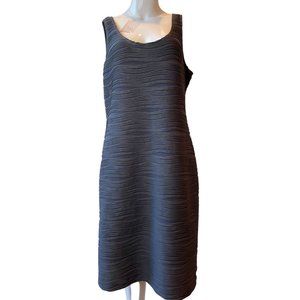 NY Collection Womens Sheath Cocktail Dress XNKD0207 Stretch Sleeveless Black XL